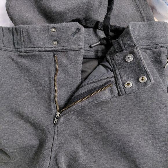 Lululemon Mens Pants Size 38 Gray Athleisure Jogger Style Performance Tech - Picture 7 of 10